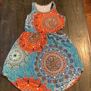 Beautiful Patterned Dress with Pockets